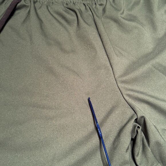 Nike Dri-Fit Track Pants Men Small Green Pull On Drawstring Athletic Lightweight - Picture 6 of 7